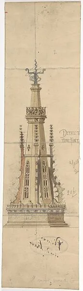 Design for an Oak Font — Ernest Geldart