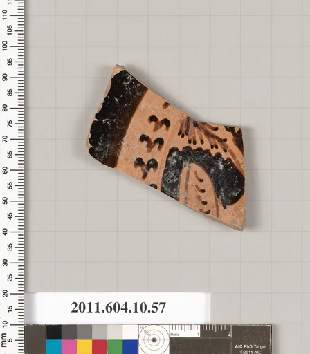 Terracotta fragment of a kylix (drinking cup)