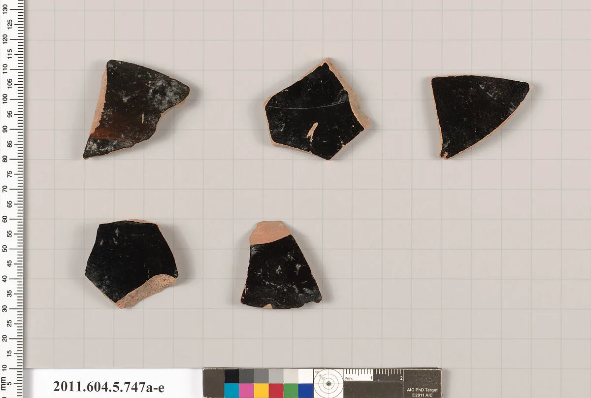 Terracotta fragments of kylikes (drinking cups) — Unknown
