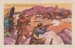 Early Settlers Battle Indians from Frontiers of Freedom Educational Pictures (W608-2) — Unknown