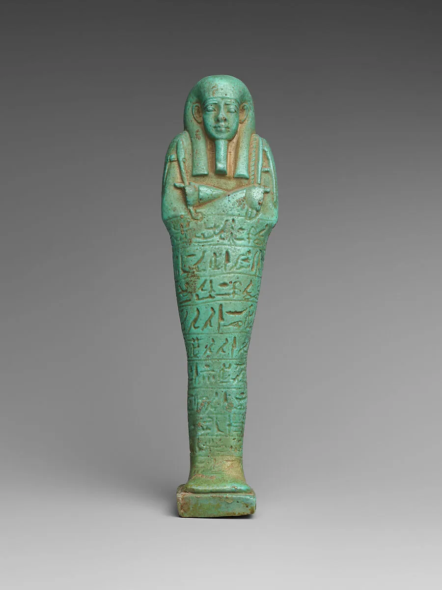 Shabti of the Commander of the Royal Fleet Tjanenhebu — Unknown