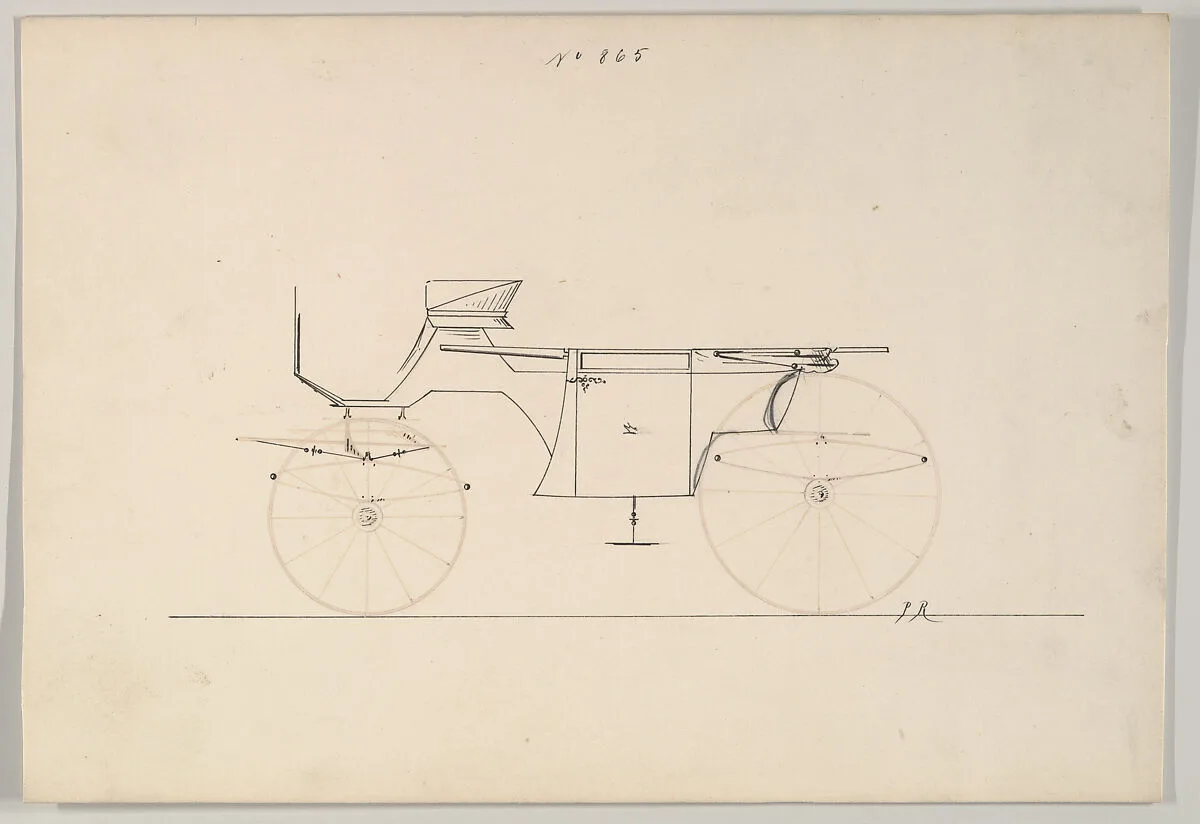 Design for Landaulet, no. 865 — Brewster & Co.|Paul Rodissart