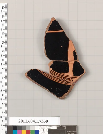 Terracotta fragment of a kylix (drinking cup)