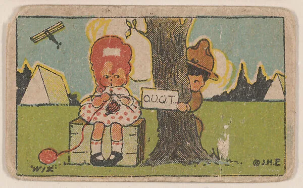 O.U.Q.T. from Eggers comic cards (W607) — Unknown