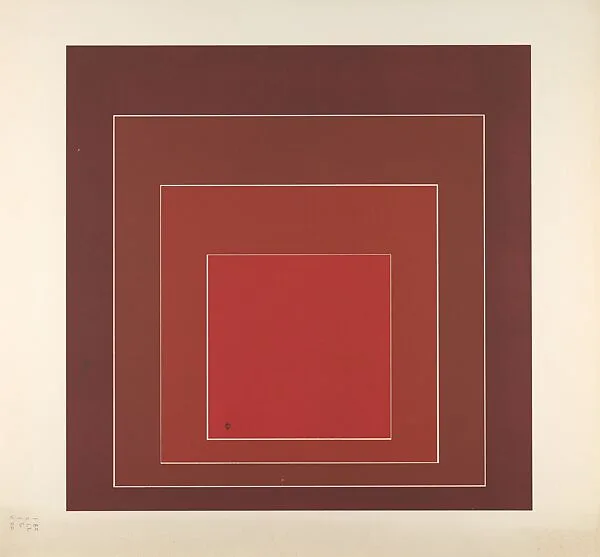 Proof for White Line Square series — Josef Albers|Gemini G.E.L.|Kenneth E. Tyler