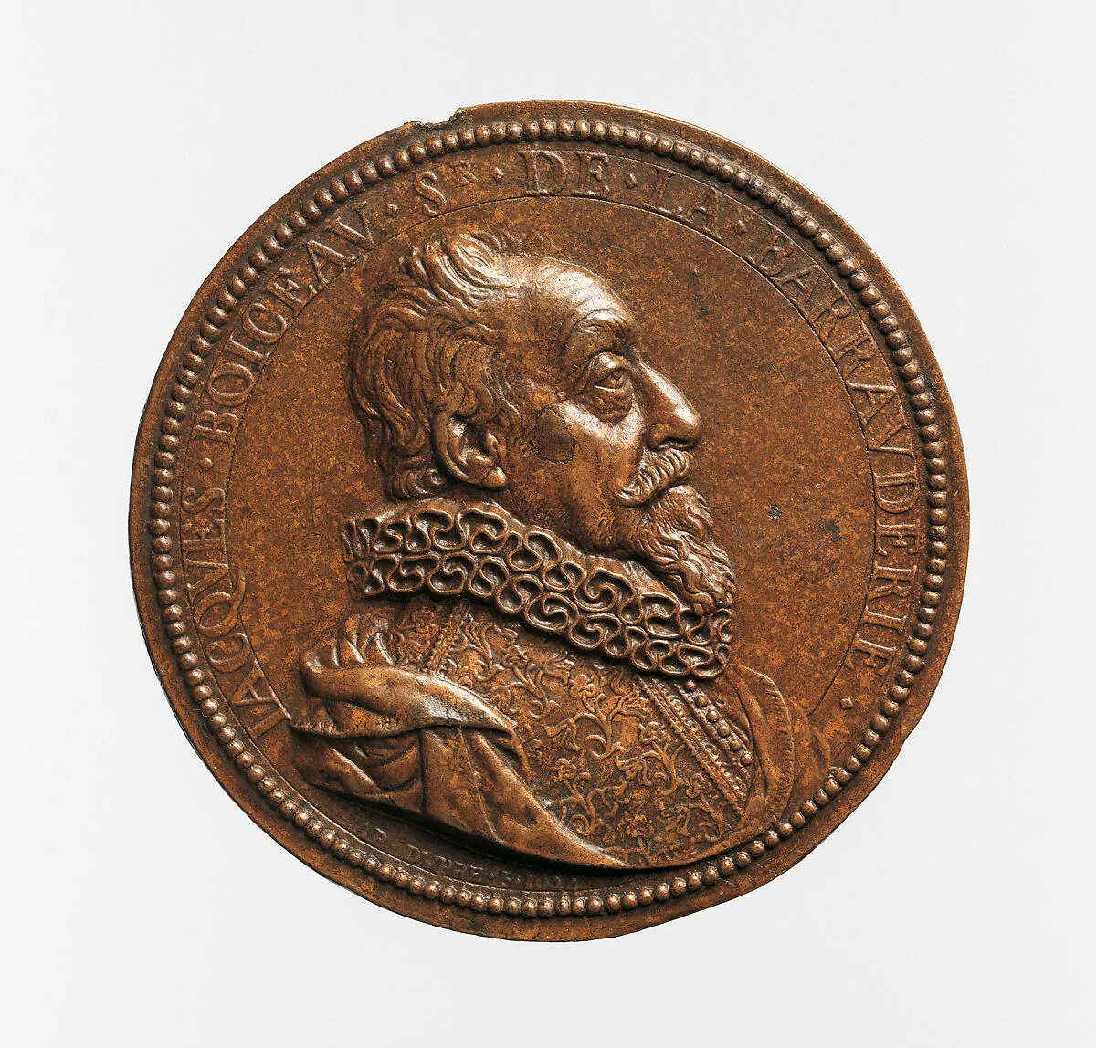 Portrait medal of Jacques Boyceau (obverse); Allegory of the Cycle of Life (reverse) — Abraham Dupré