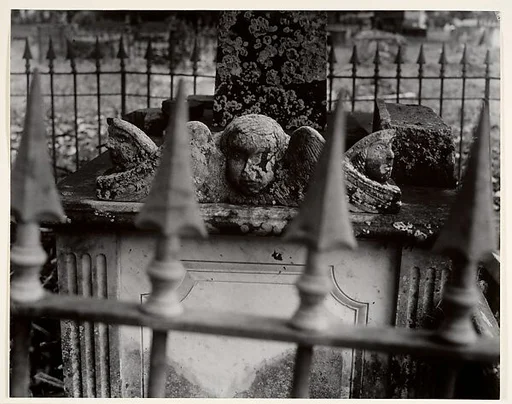 [Cherubs on Tombstone]
