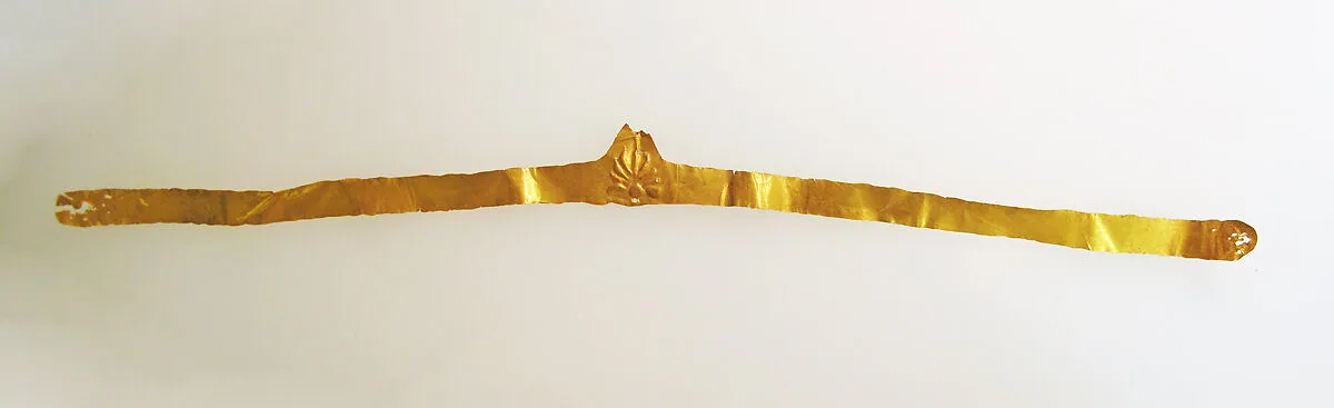 Frontlet of gold leaf — Unknown