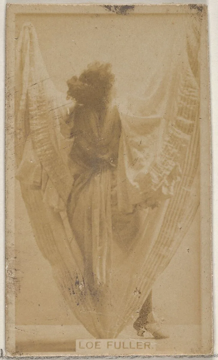 Loe Fuller, from the Actors and Actresses series (N45, Type 8) for Virginia Brights Cigarettes — Allen & Ginter