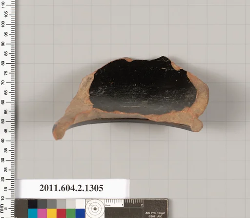 Terracotta fragment of a skyphos (deep drinking cup)
