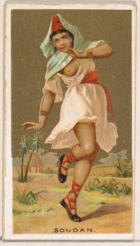 Soudan, from the Dancing Girls of the World series (N185) issued by Wm. S. Kimball & Co. — William S. Kimball & Company
