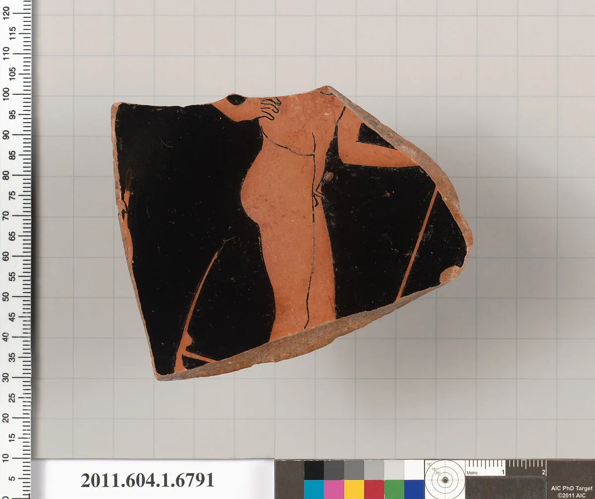 Terracotta fragment of a kylix (drinking cup) — Foundry Painter