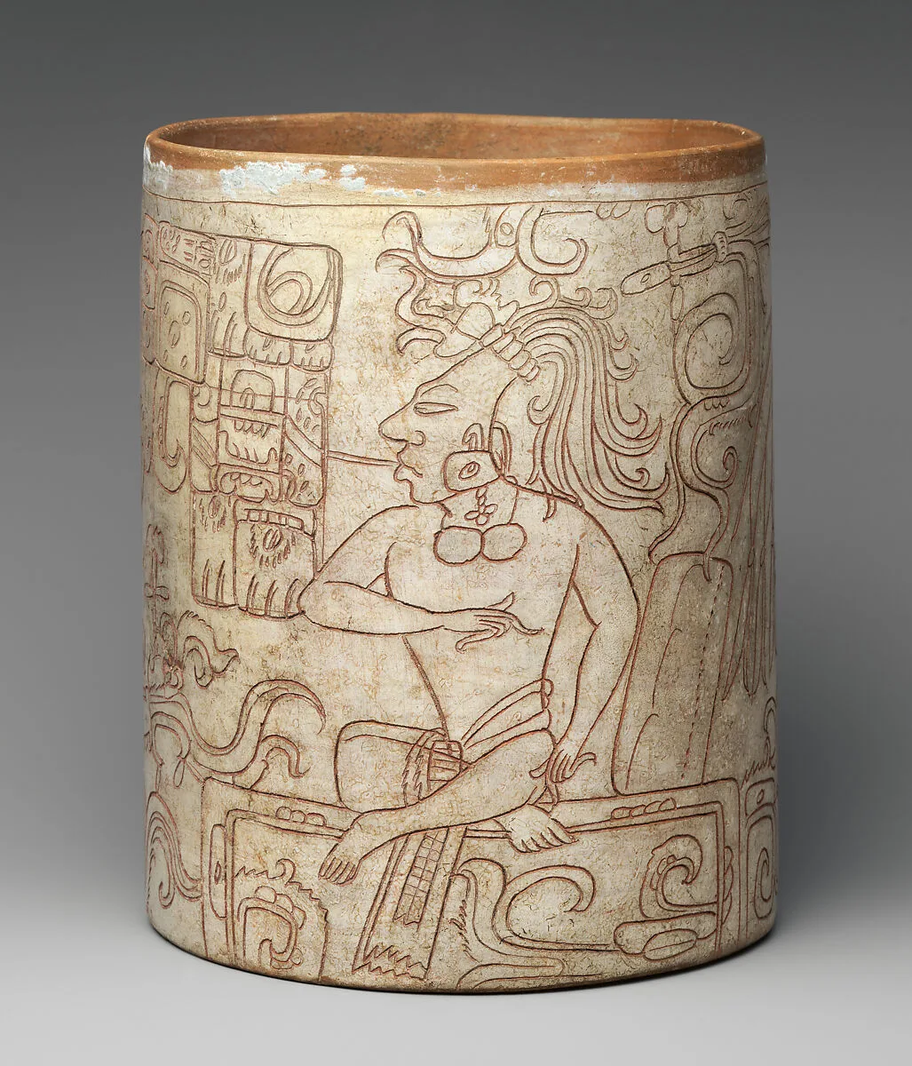 Vessel with Seated Lord — Unknown
