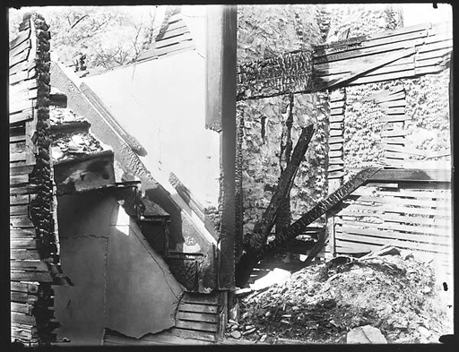 [Fire Ruins, Scarborough, New York]