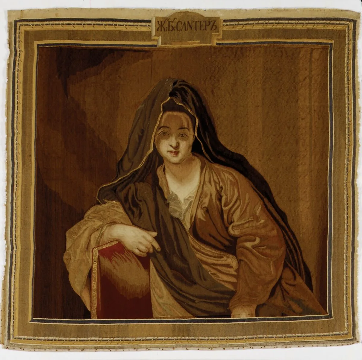 Seated Woman — Imperial Russian Tapestry Manufactory, Saint Petersburg|Jean-Baptiste Santerre