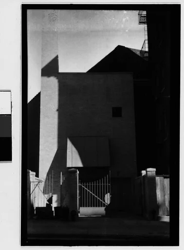 [Façade and Doorway of Modernist Residence, New York City]