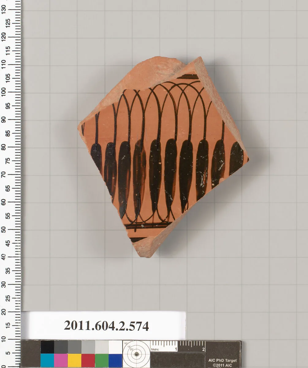 Terracotta fragment of a column-krater (bowl for mixing wine and water) — Unknown