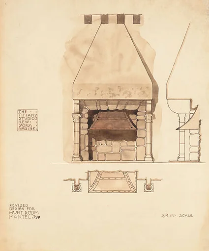 Revised Design For Hunt Room Mantel