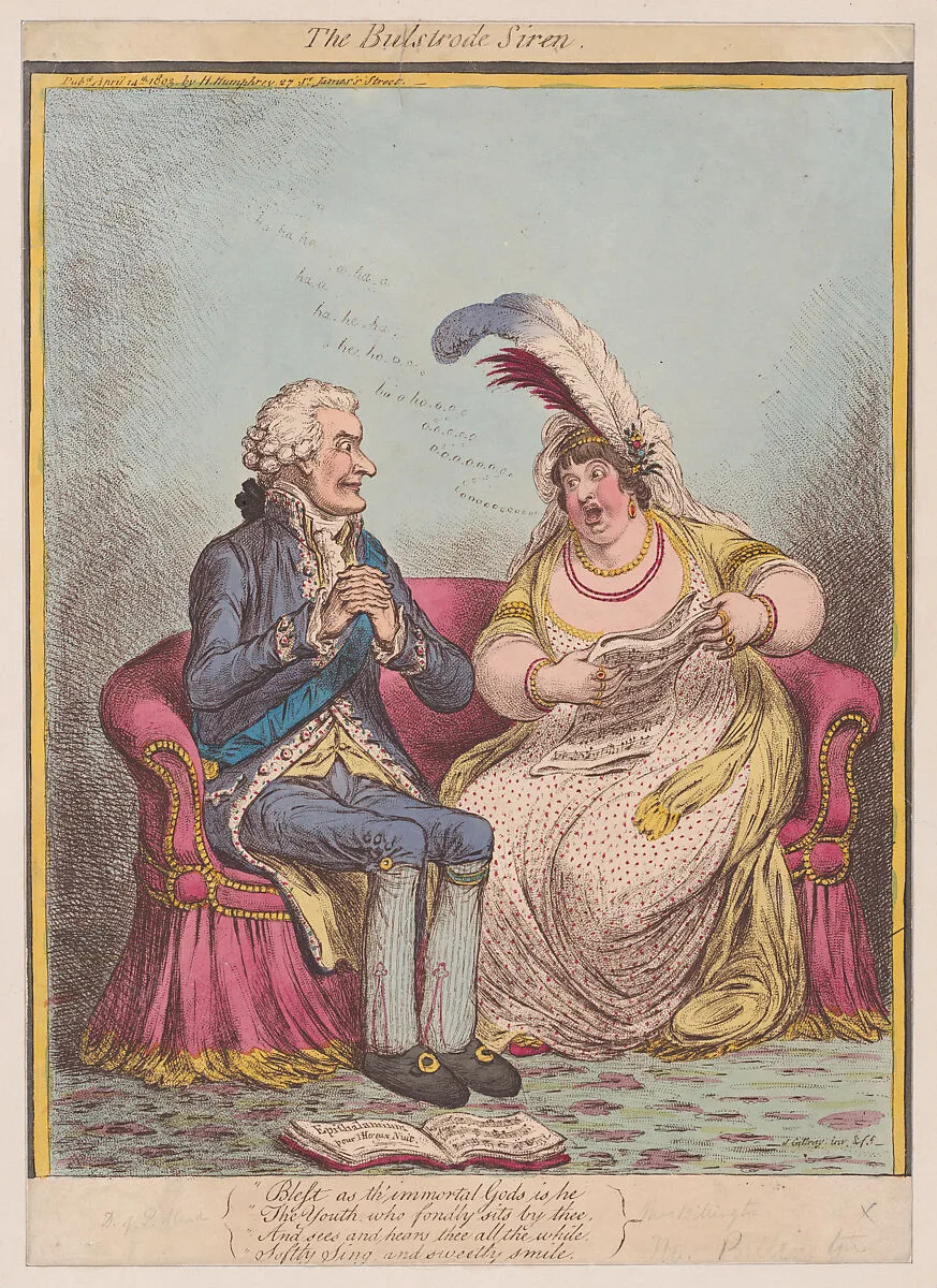 The Bulstrode Siren — James Gillray|Hannah Humphrey