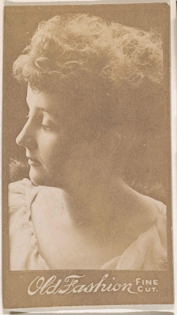 Actress in profile, from the Actresses series (N664) promoting Old Fashion Fine Cut Tobacco — Unknown