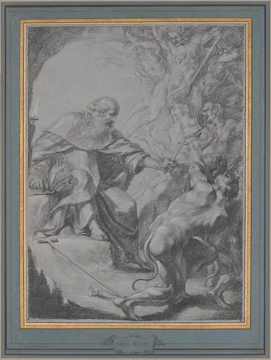 St. Anthony of Egypt Driving Away Devils