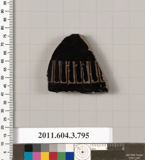 Terracotta fragment of a lid