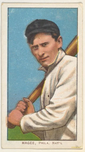 Magee, Philadelphia, National League, from the White Border series (T206) for the American Tobacco Company