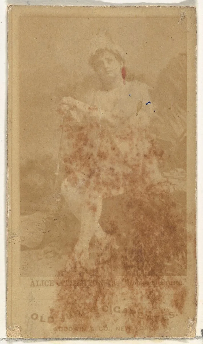 From the Actors and Actresses series (N171) for Old Judge Cigarettes — Goodwin & Company