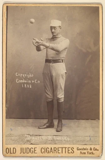 Bogart, 1st Base, Indianapolis, from the series Old Judge Cigarettes