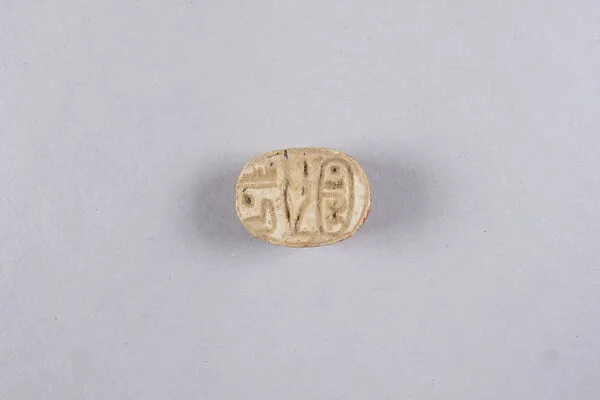 Scarab Inscribed with the Names of Seti I and Menkheperre (Thutmose III) — Unknown