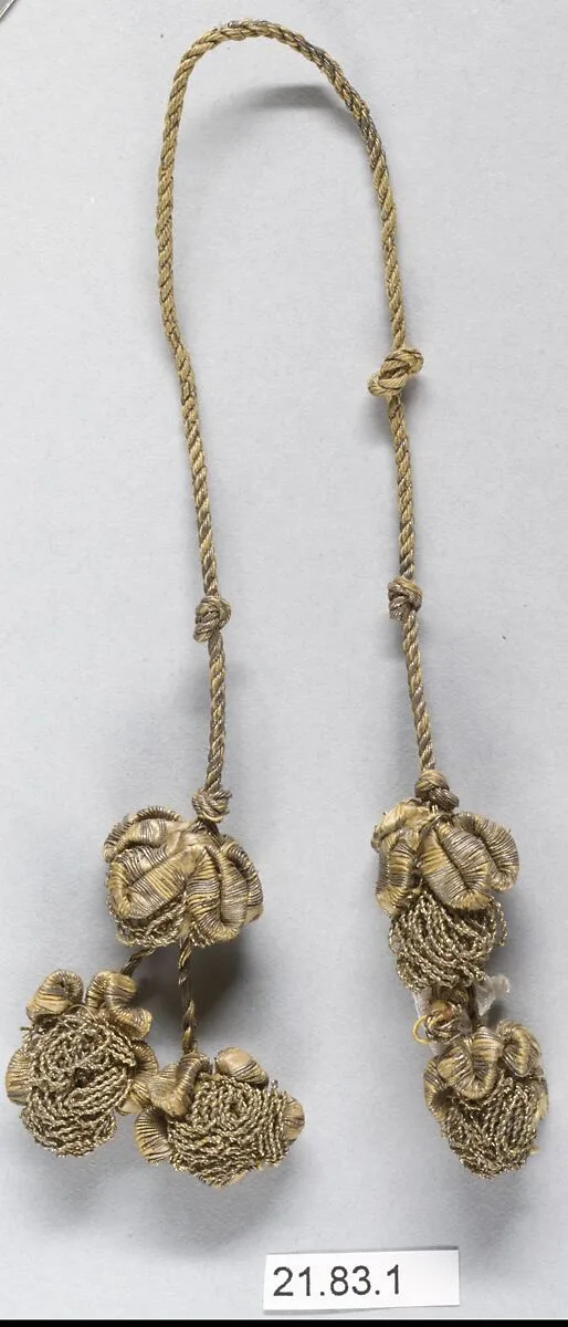 Pair of tassels — Unknown
