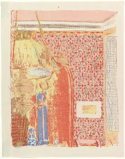 Interior with Pink Wallpaper II, from the series "Landscapes and Interiors"