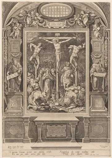 Christ on the Cross between Two Thieves