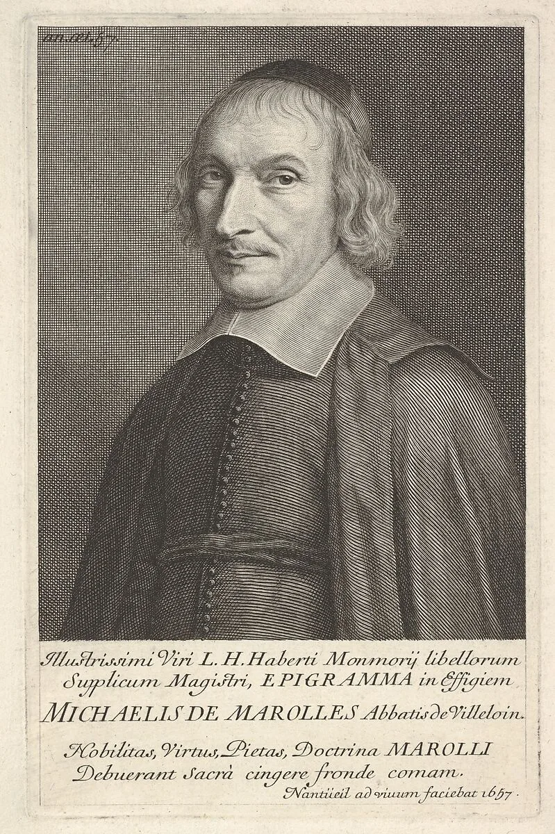 Michel de Marolles — Robert Nanteuil