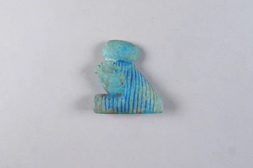 Collar terminal decorated with head of a falcon