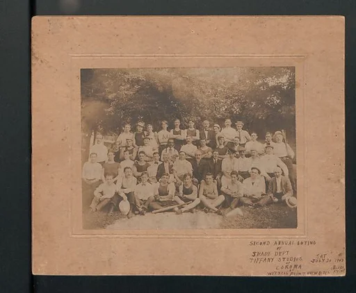 Large photograph of outing of the Lamp Shade Department