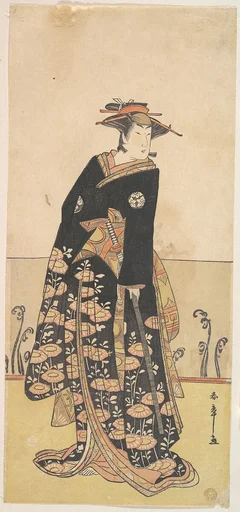 勝川春章画 二代目小佐川常世|Kabuki Actor Osagawa Tsuneyo II