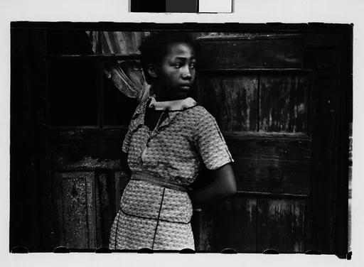 [Girl in French Quarter, New Orleans, Louisiana]