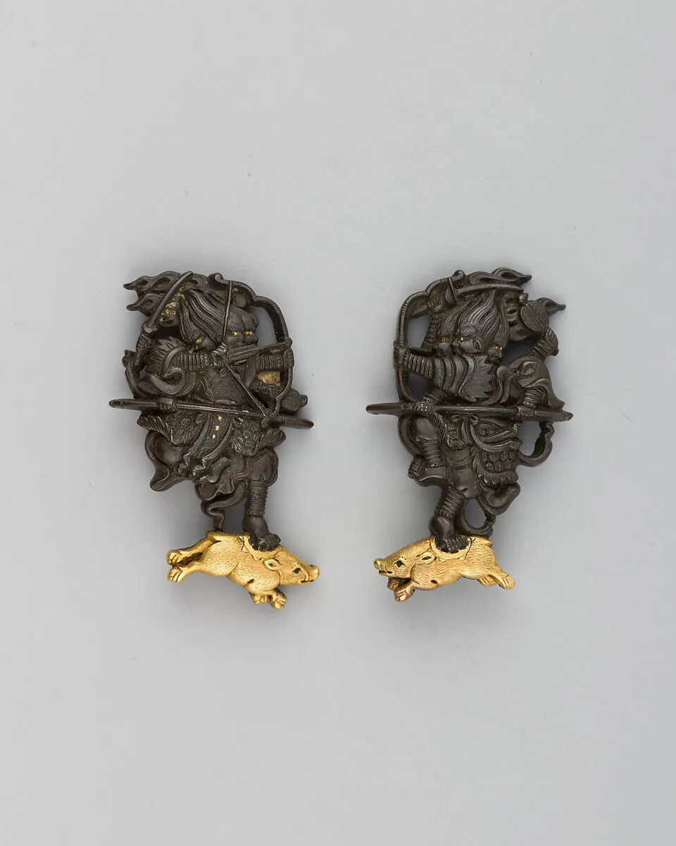 Pair of Sword-Grip Ornaments (Menuki) — Unknown