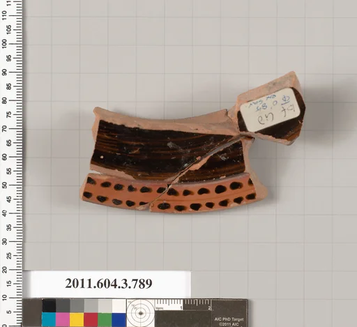 Terracotta fragment of a lid