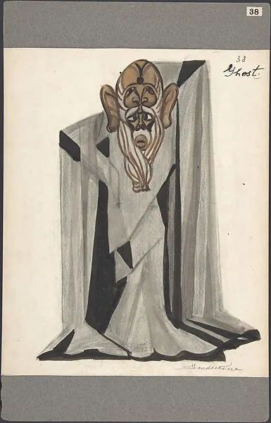 Theatrical ghost costume for "Le Rossignol" — Sergey Sudeykin
