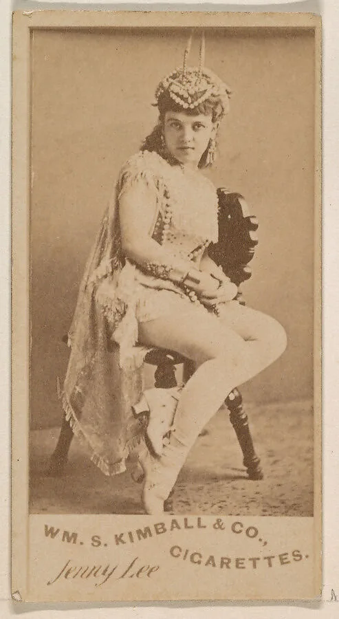 Jenny Lee, from the Actresses series (N203) issued by Wm. S. Kimball & Co. — William S. Kimball & Company