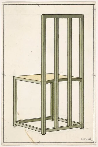 Design for a Chair from The Nursery (Bradley House, "Ladies' Home Journal," XIX, February 1902)