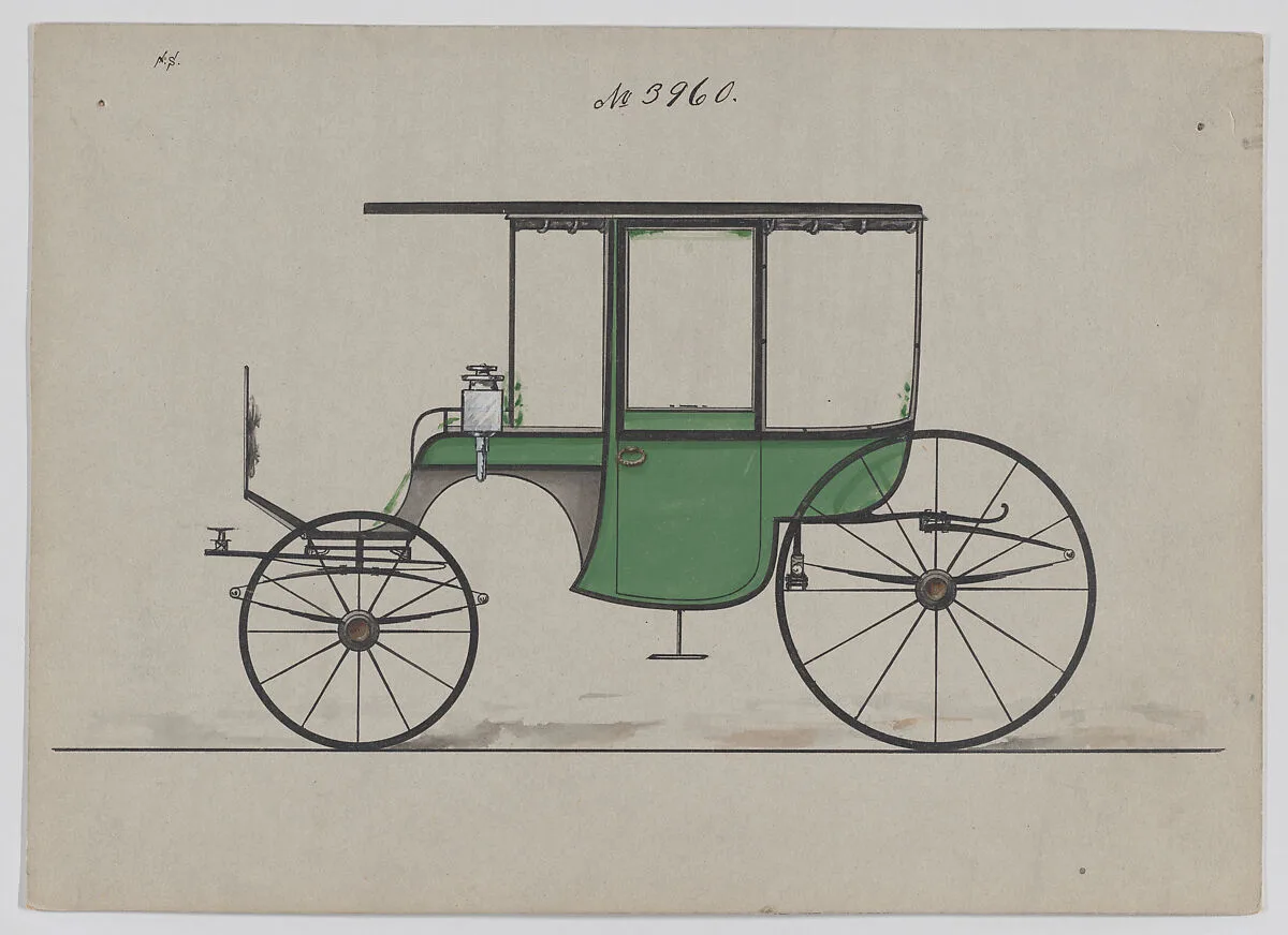 Design for 6 seat Rockaway, no. 3960 — Brewster & Co.|Herman Stahmer