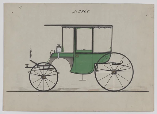 Design for 6 seat Rockaway, no. 3960