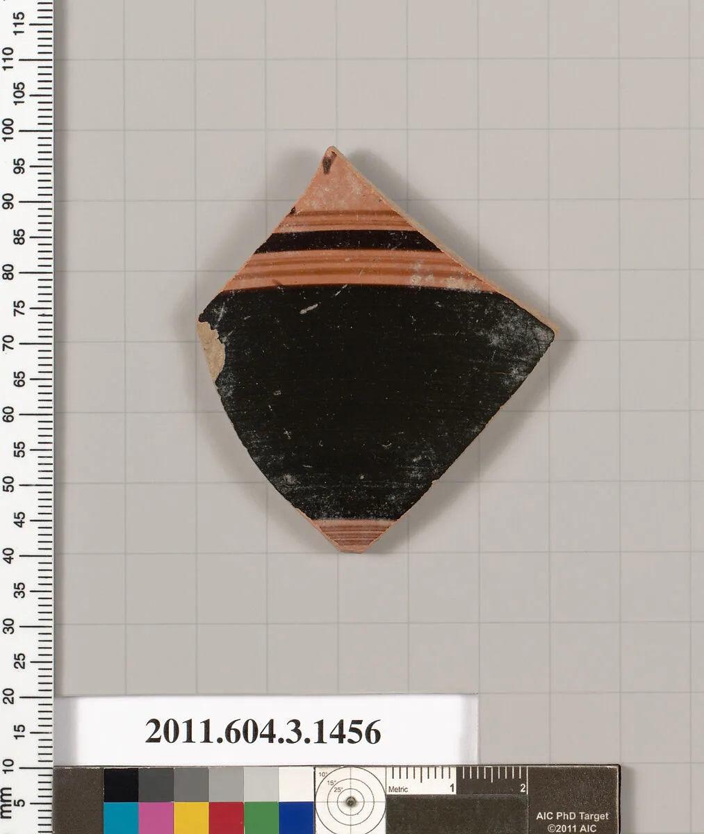 Terracotta fragment of a skyphos (deep drinking cup) — Unknown