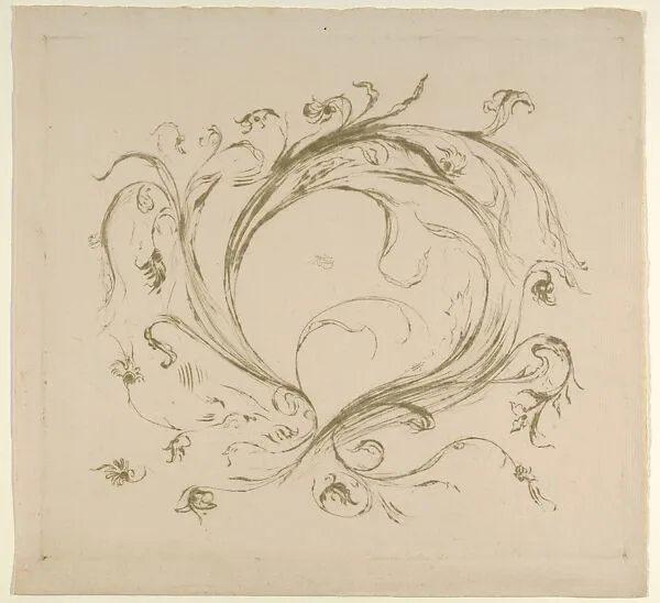 Scarab, Grecian Key and Fly Pattern Mount — Théodore Roussel
