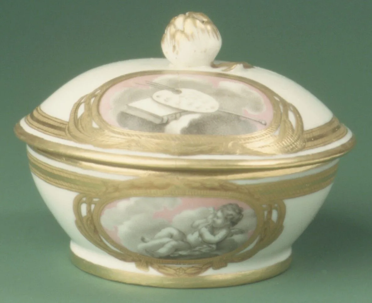 Sugar bowl (from a tea service) — Imperial Porcelain Manufactory, St. Petersburg