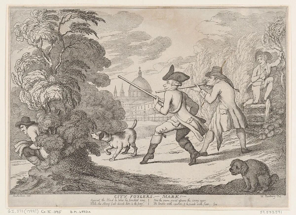 City Foulers-Mark! — Thomas Rowlandson|Henry William Bunbury