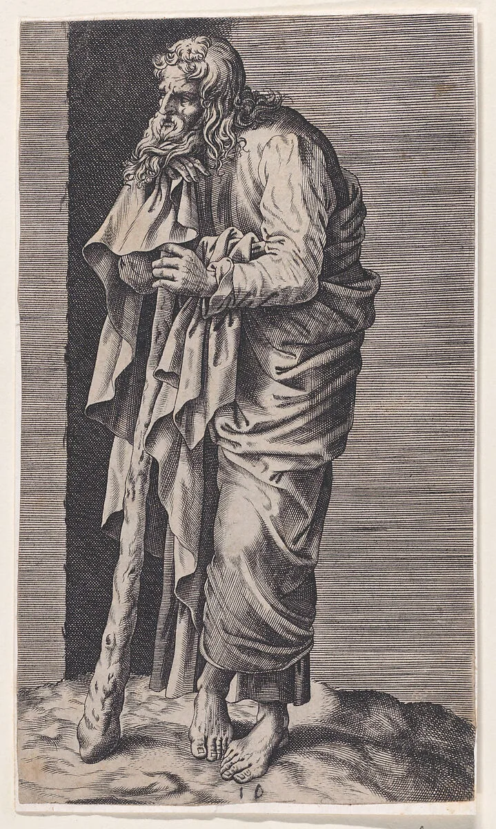 St. Jacob Minor, from Christ and the Apostles — Lambert Suavius|Lambert Lombard|Jakob Andreas Fridrich the Elder